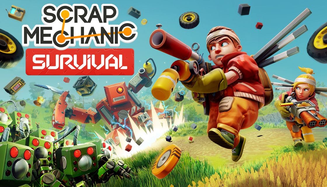 Scrap mechanic survival game cover art